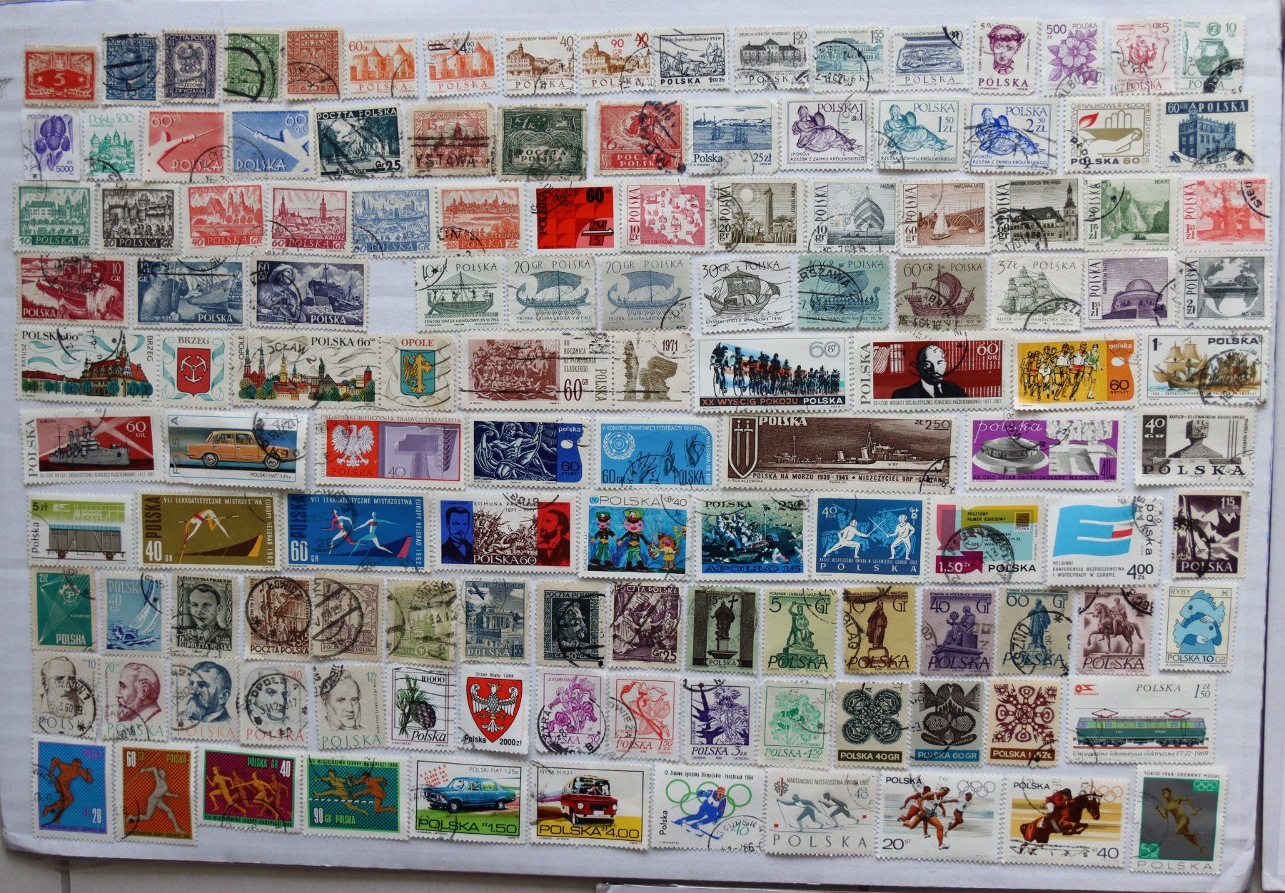 Alle Briefmarken: Briefmarken Polen – Gebraucht aus Oberentfelden von lakipul 1