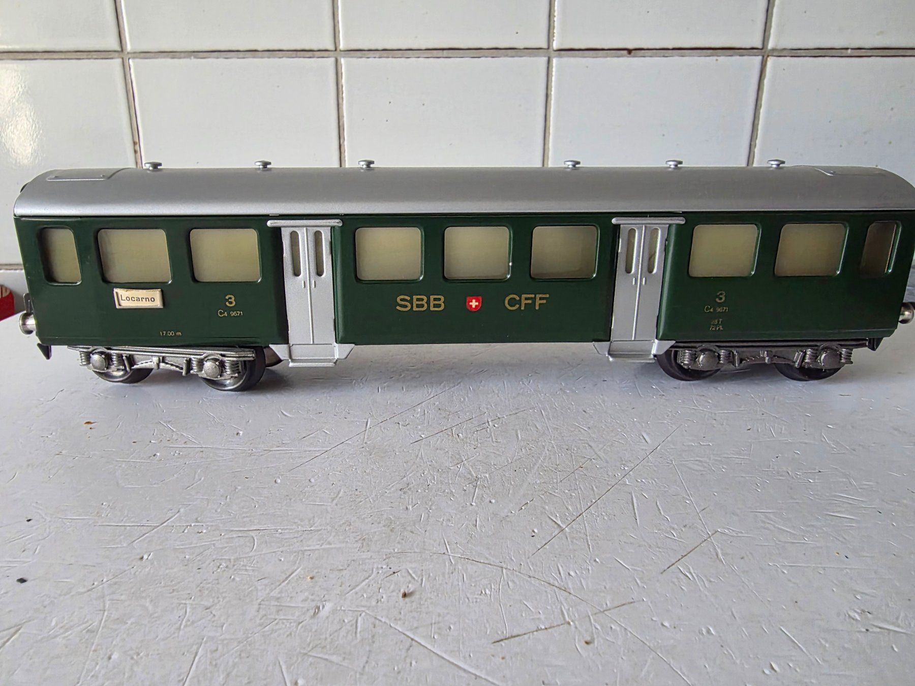 Hag Modelleisenbahnen: Personenwagen SBB, 4-achsig, 3. Klasse – Gebraucht aus Seuzach von Loeckeli01 3