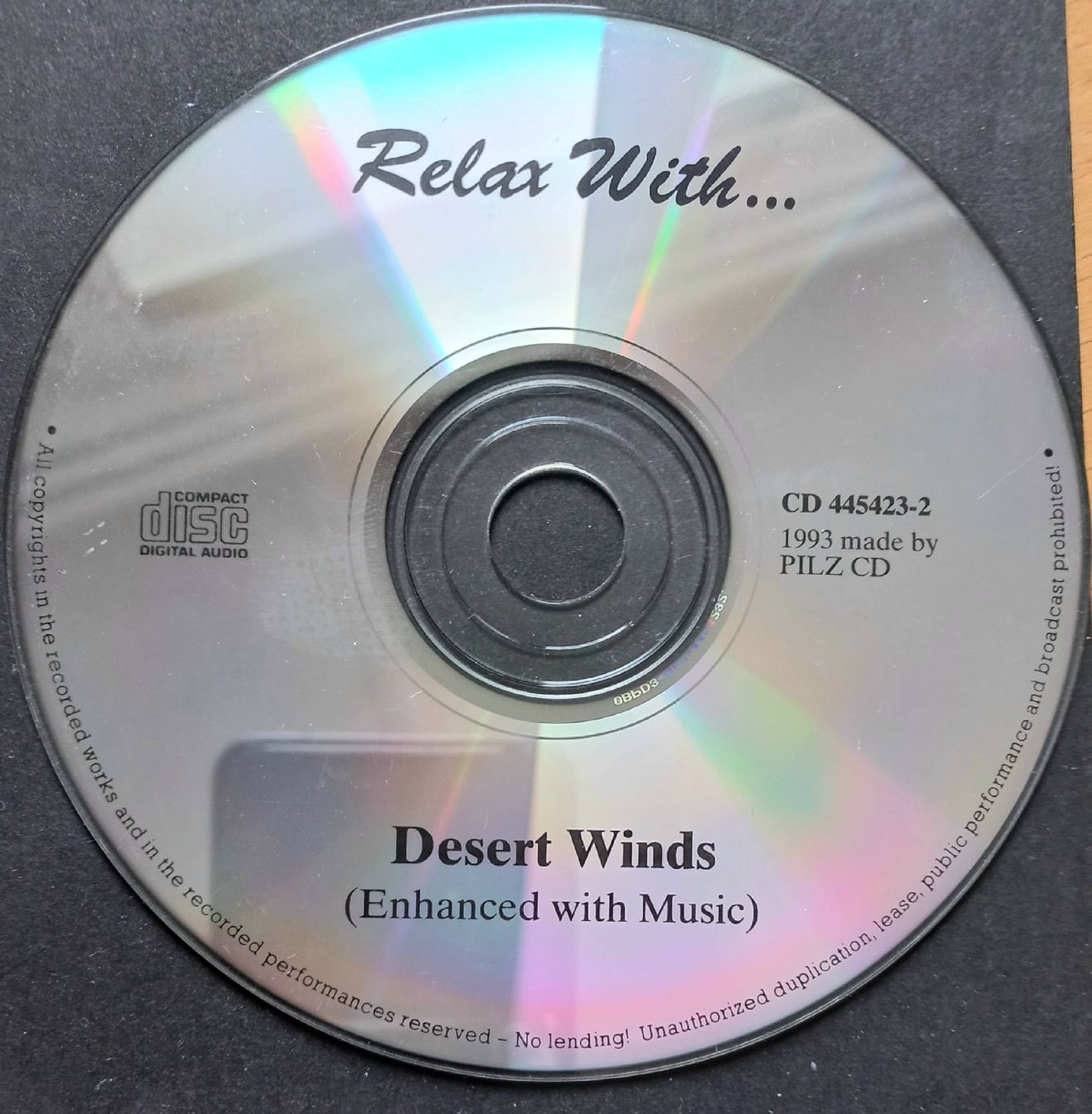 CD: CD - Relax with ... Desert Winds – Usato da Niederuzwil venduto da lubimaja