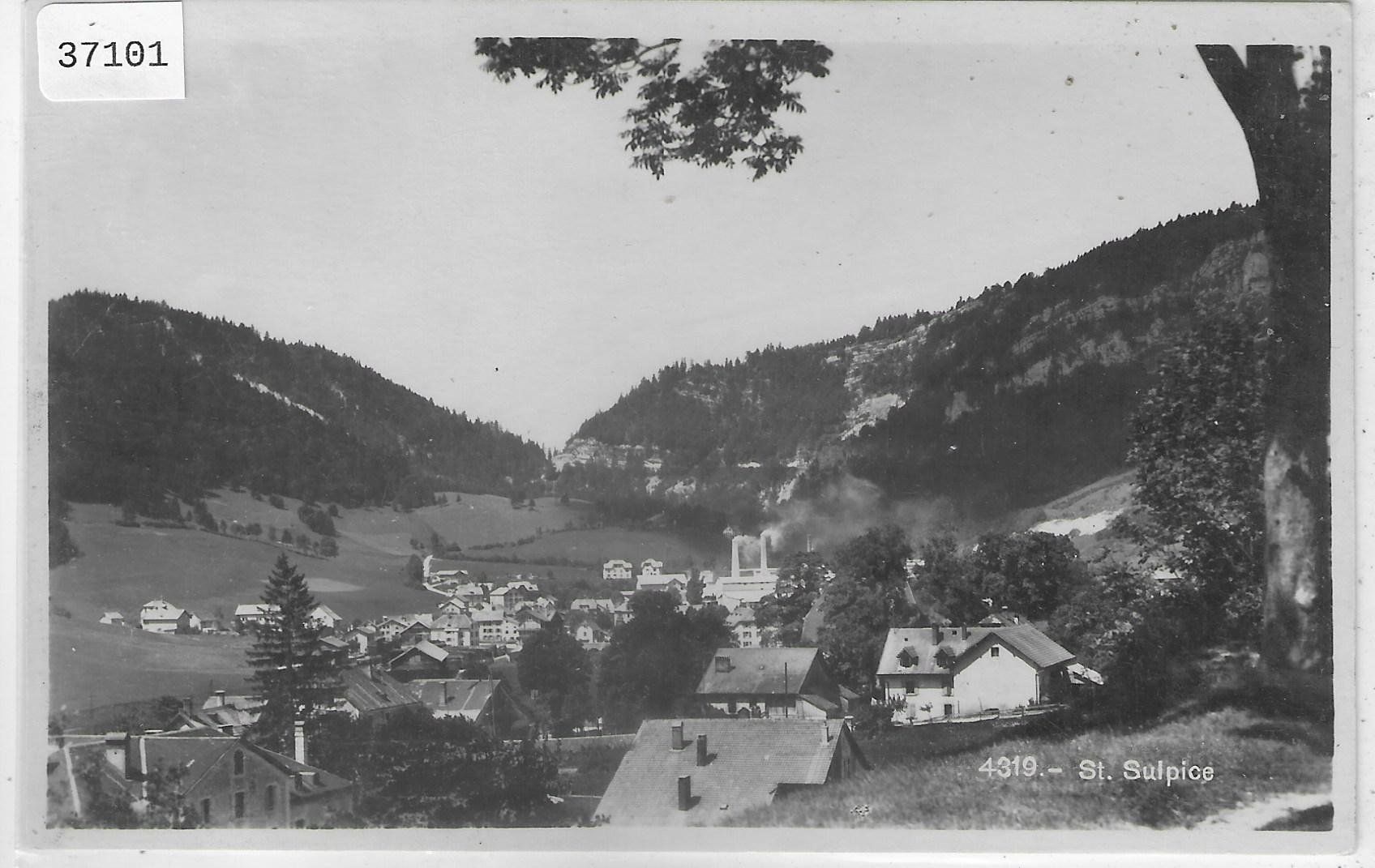 Cartoline postali: St. Sulpice - Vue generale – Usato da Ettingen venduto da Kartenplanet