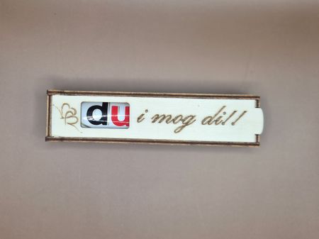 Holz-Geschenkbox für Duplo Riegel – Liebevolle Geschenkidee