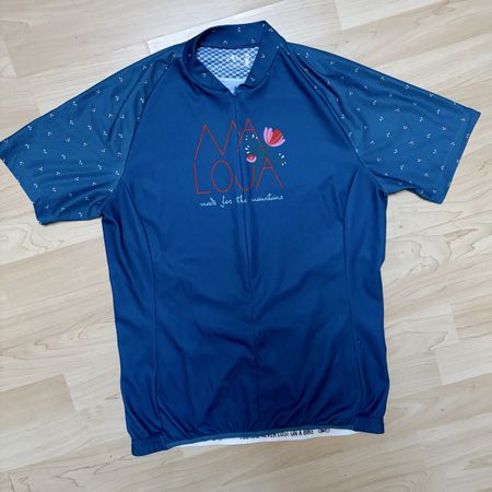 Maloja Velotrikot blau kurzarm neuwertiger Zustand