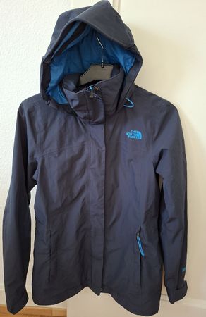 Veste coupe-vent The North Face bleu marine avec capuche