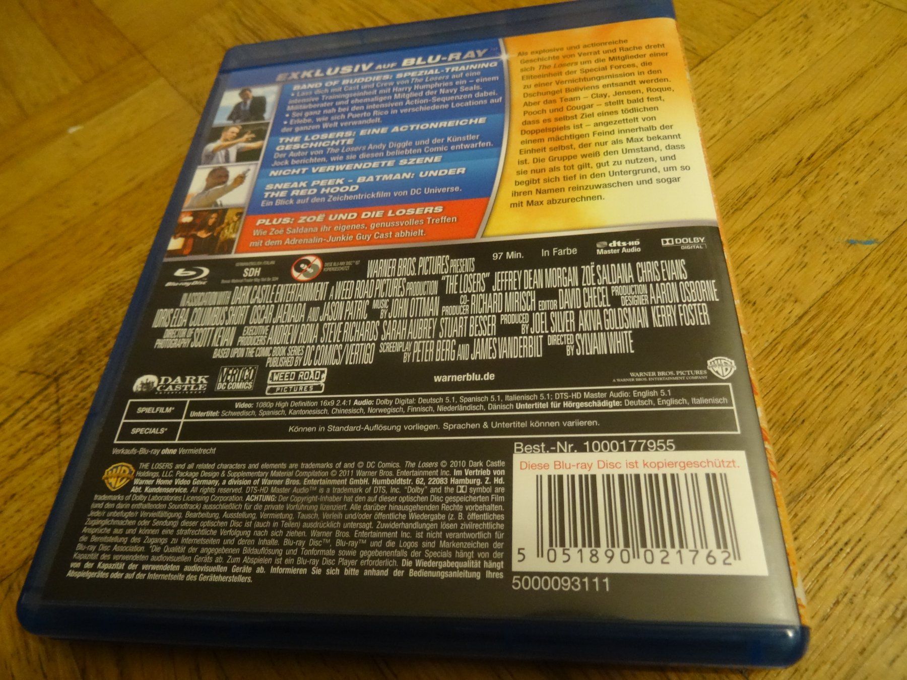 Tutti i DVDs: The Losers BLU-RAY – Usato da Olten venduto da Disc-Verkauf 2