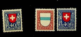 PRO JUVENTUTE 1921-22 NEUFS. SBK 42.00 / S43