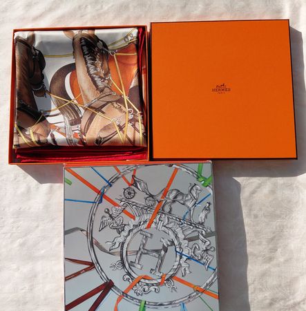Foulard HERMES special Edition,90x90 cm,neuwertig,280 Fr.