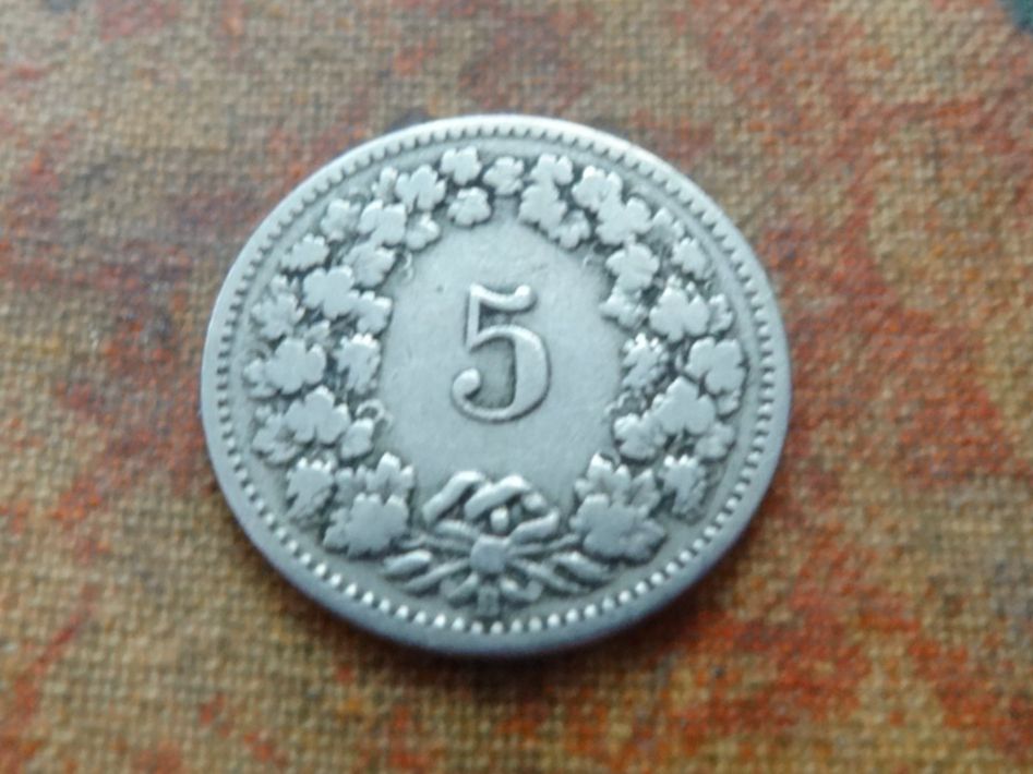 Tutti le monete: 5 Rp. 1897 – Usato da Romanel-sur-Lausanne venduto da Swift13 1