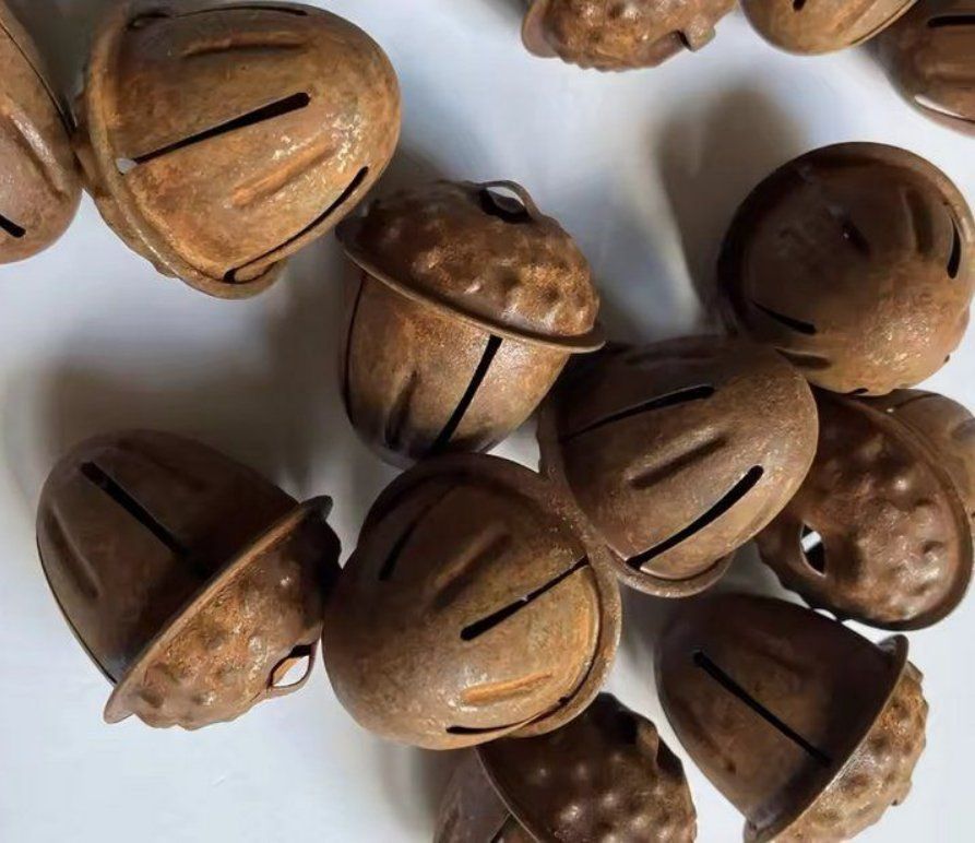 Campanacci mucche: 50x Rustikale Weihnachtsglocken ostigen Eicheln - Clochette – Nuovo e nell'imballaggio originale da Bremblens venduto da LOVA-MUSICA-SHOP 1