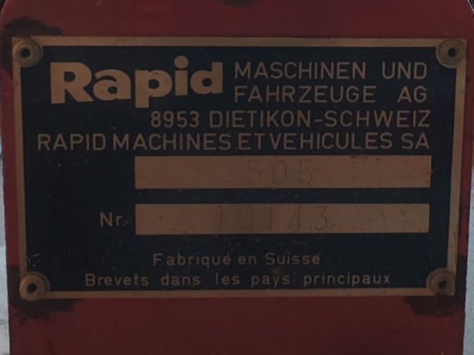 Rapid Alle Maschinen: Rapid 505 – Gebraucht aus Hinwil von fan_zf8l 2