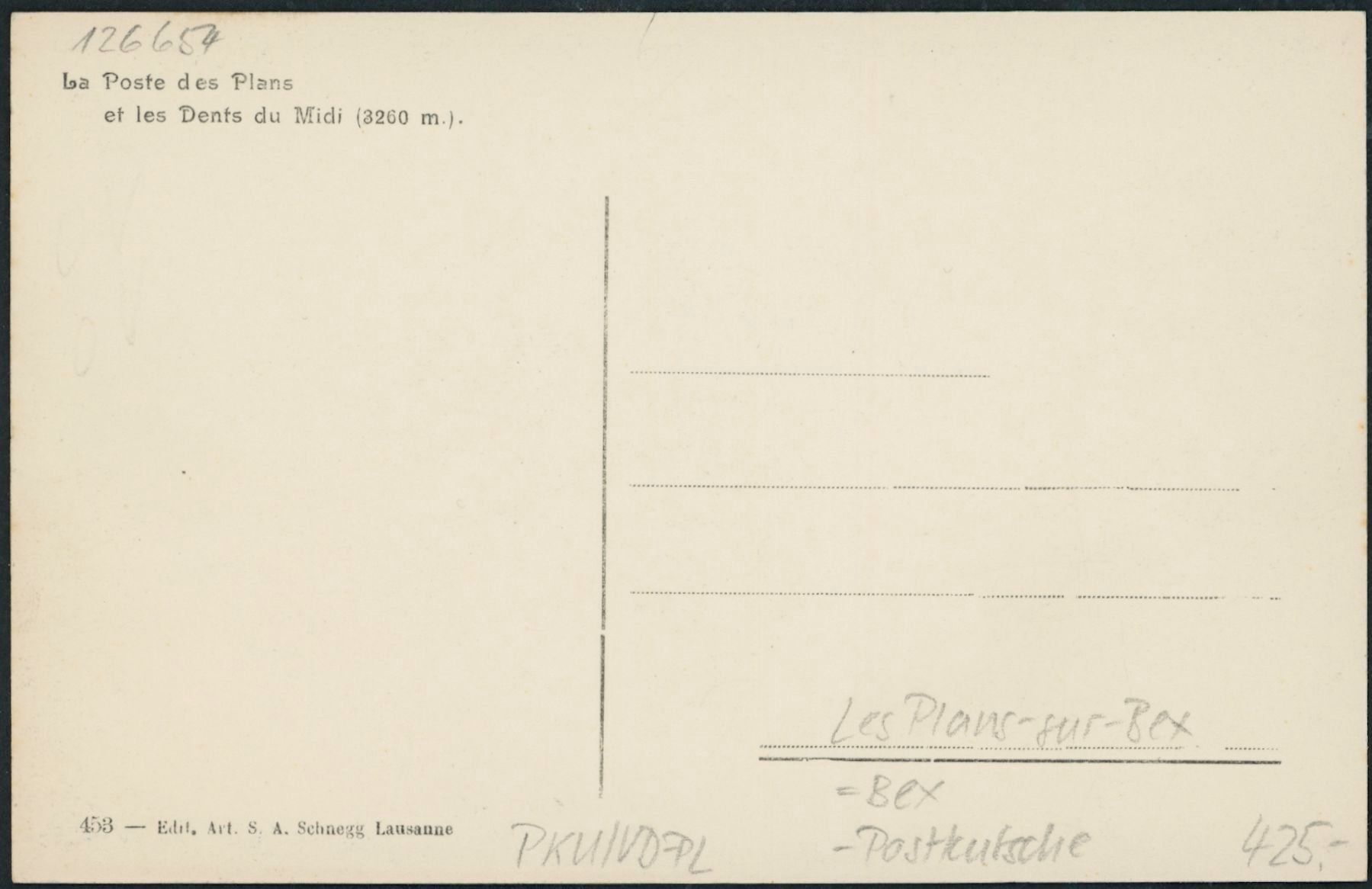 Cartes postales: VD Les Plans sur Bex - Postkutsche - Bex – Neuf (Voir description) à Schindellegi par leecollect 1