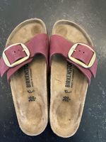 Rote Birkenstock Schlarpen 