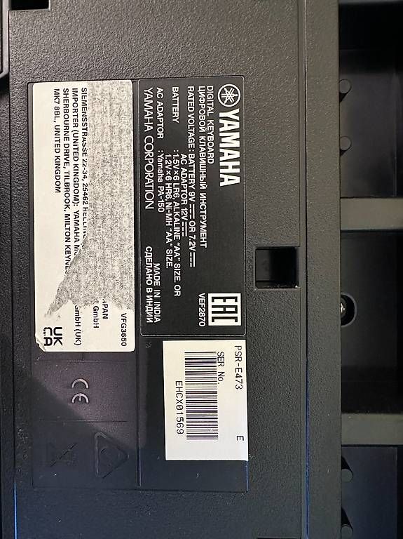 Yamaha Strumenti musicali: Yamaha Keyboard (PSR-E473) – Usato da Winterthur venduto da kei_z5z5 5