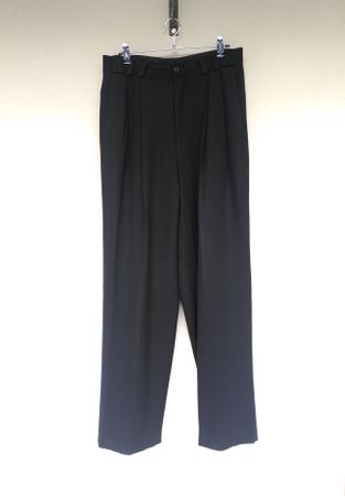 GIANNI VERSACE Vintage Wide Leg Hose Schwarz 40