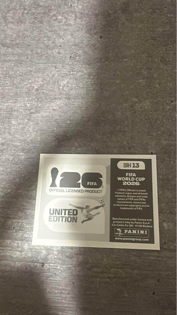 Panini Carte collezionabili: BIH 13 , FIFA WORLD CUP 2026 PANINI – Nuovo (secondo la descrizione) da Frauenfeld venduto da 1PegPeg1 1