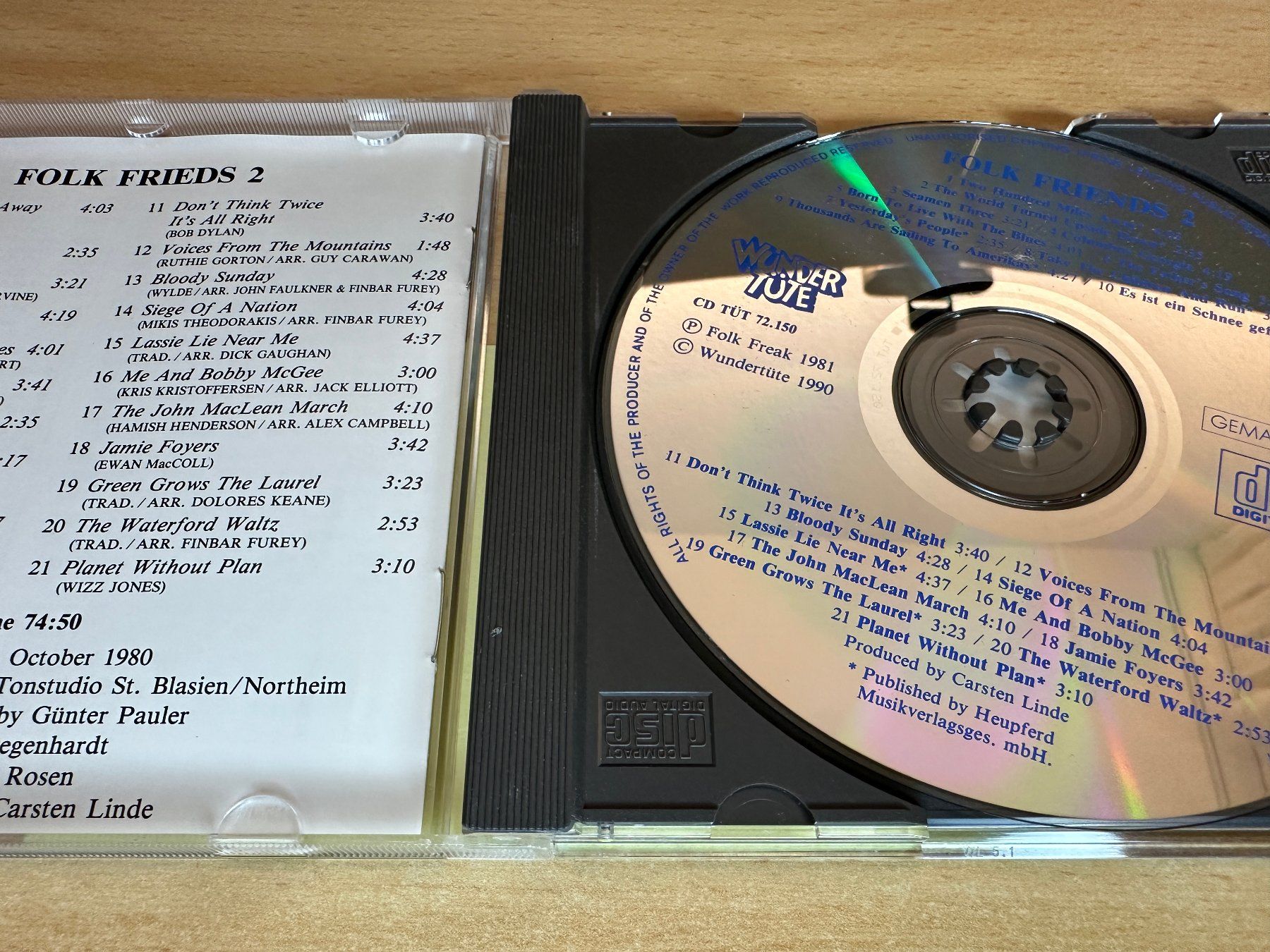 CD: Various – Folk Friends 2 – Usato da Rikon im Tösstal venduto da Alpenmutz 2