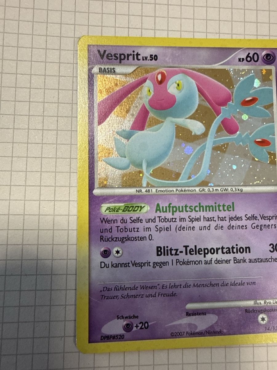 Pokémon Sammelbilder & Trading cards: Velsprit / Mesprit Lv.50  14/123 – Gebraucht aus Gudo von ken_dr92 2