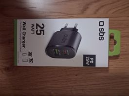 Caricabatterie da viaggio SBS PD 25W nuovo