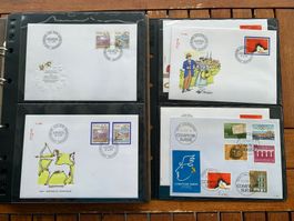 1984 - Classeur 50 FDC - mit Einzelmarken - avec tbr isolés