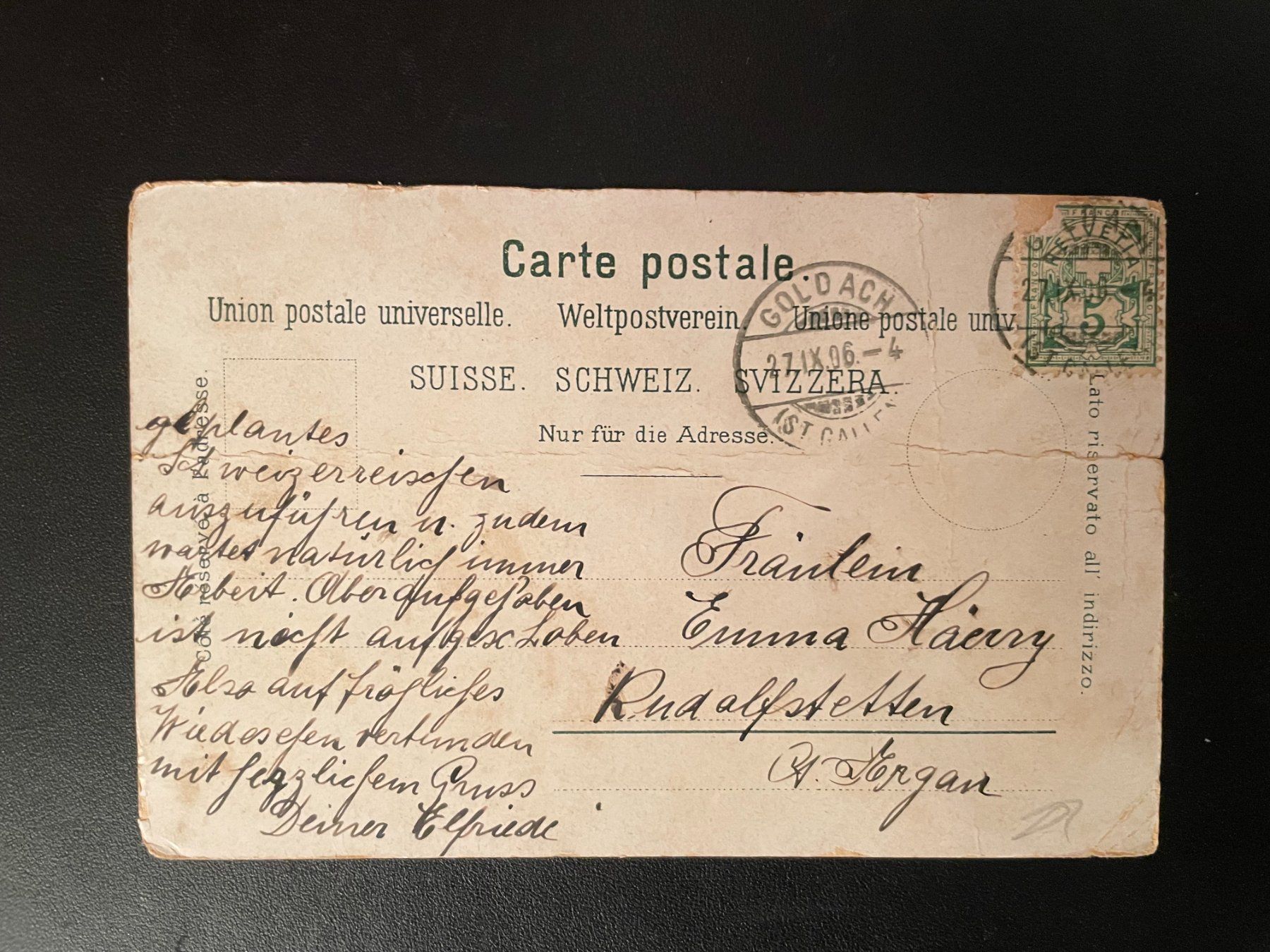 Cartoline postali: AK SG "Gruss aus Goldach" – Difettoso da Thal venduto da Danny82 1