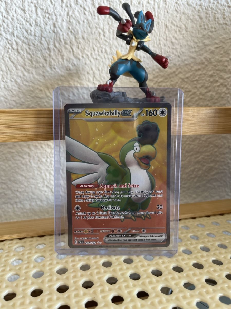 Pokémon Carte collezionabili: Pokemon Squawkabilly ex 247/193 Paldea Evolved  Original  – Usato da Au ZH venduto da curio.concept
