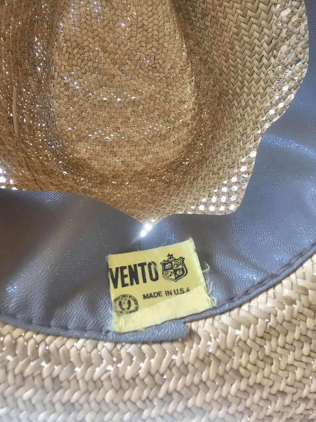 Copricapi, berretti & cappellini: Vintage Vento Strohhut, Made in U.S.A. – Usato da Bassersdorf venduto da CorinneK36 2