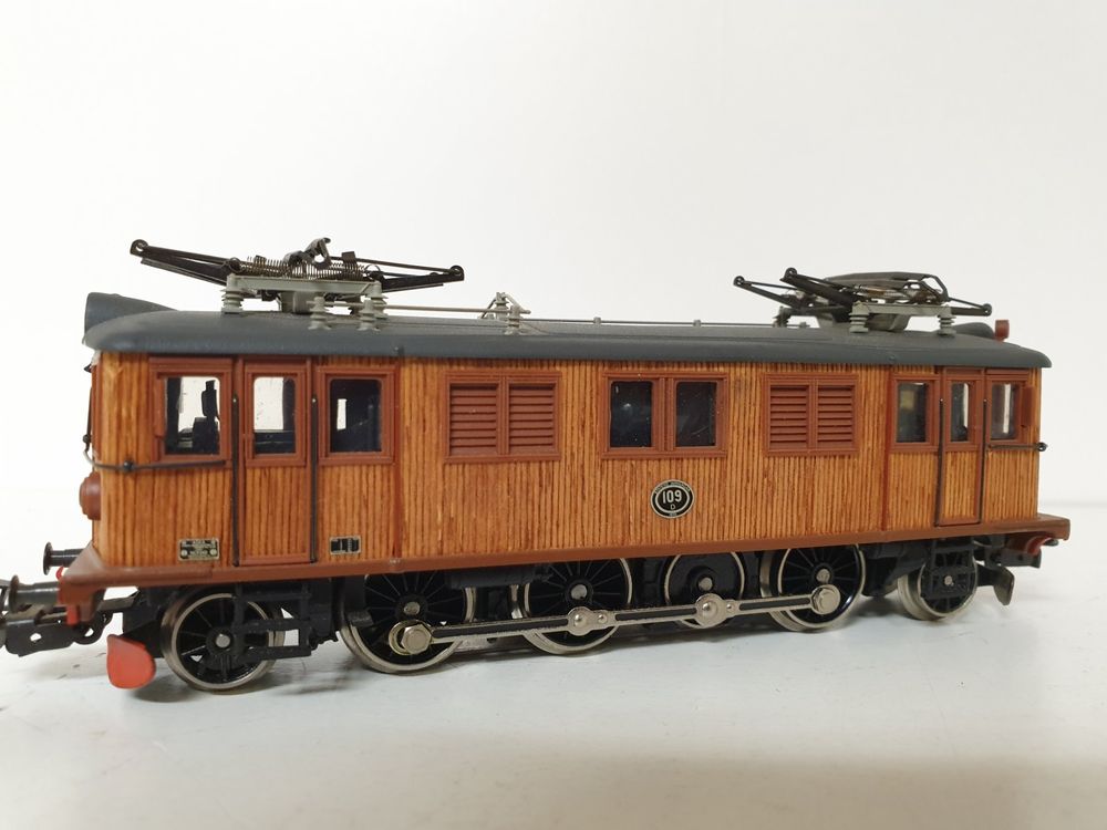 Locomotive électrique HO Marklin 3170 - Bois, N°109, Occasion