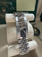 Rolex Datejust 41mm, Rhodium, Jubilé - Boîte et Papiers