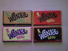 Willy Wonka 4 verschiedene Tafeln Schokolade