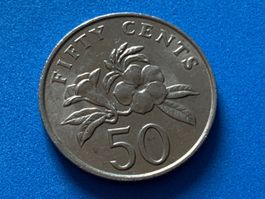Singapore - 50 Cents 1987