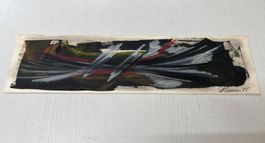 Abstraktes Werk von Peter Hammer 1985     (ID b4242)