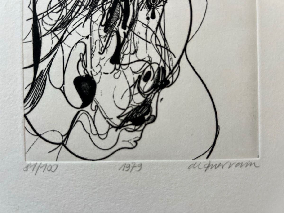 Grafica & Litografie: Daniel deQuervain, handsigniert, nummeriert – Usato da Rain venduto da Pic-Ass 2