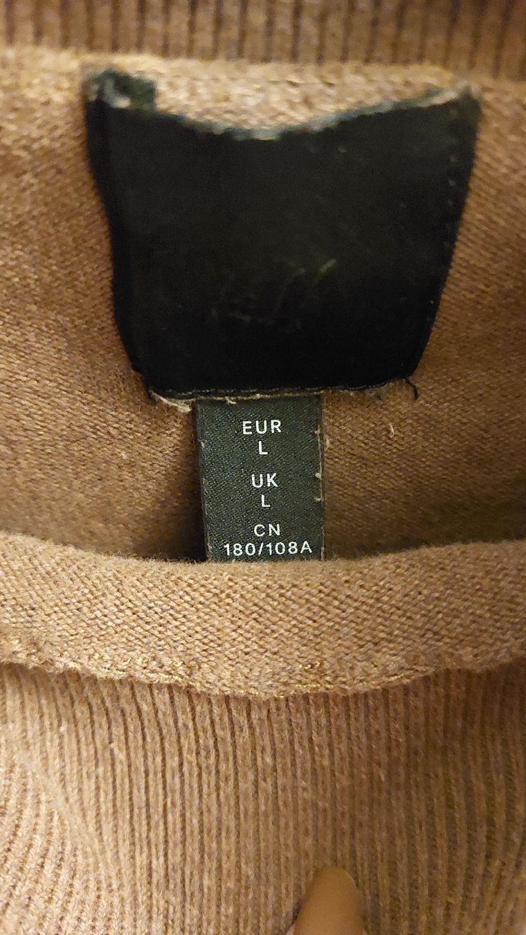 H&M Maglioni & Felpe: H&M Brown Turtleneck Sweater, L, 100% Cotton – Nuovo (secondo la descrizione) da Meilen venduto da RemyCo. 2