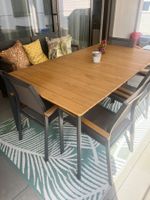 Tisch, Stühle und Sitz-Bank, outdoor, Balkon/ Garten