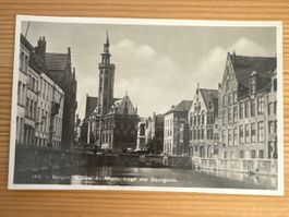 Antike Ansichtskarte, BELGIEN, Bruges, Quai du Miroir
