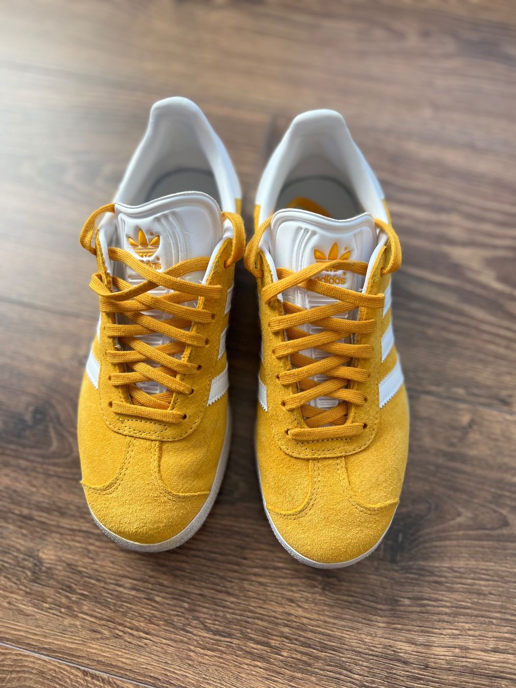 Adidas Scarpe da uomo: ADIDAS Gazelle echtes Wildleder gelb – Usato da Bassersdorf venduto da m.vontobel