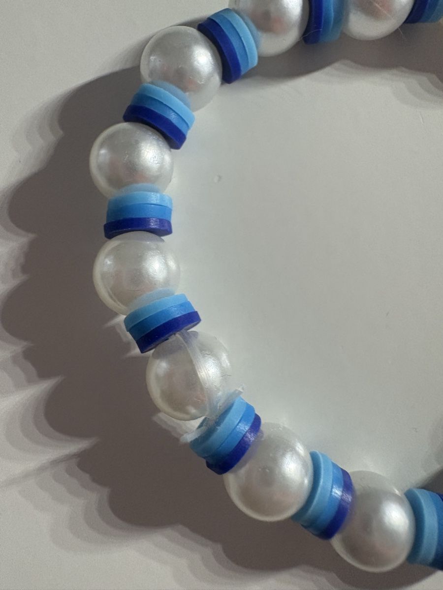Armbänder & -reifen: Trendiges Armband mit Perlen und blauen Scheiben – Neu (gemäss Beschreibung) aus Winterthur von nik_pr58 3