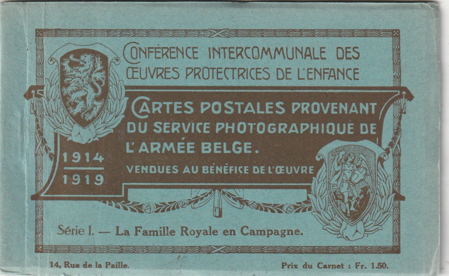 Cartoline postali: AK-Heft mit 10 Ak der Belgischen Armee – Usato da Rorschacherberg venduto da fratovi2