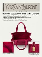 YSL , rote Tasche von Yves Saint Laurent Parfum