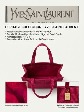 YSL , rote Tasche von Yves Saint Laurent Parfum