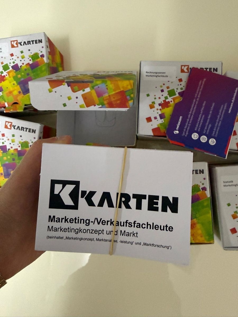 Sonstiger Schulbedarf: Lernkarten Marketingfachleute – Gebraucht aus Sennhof von furkanAlb 3