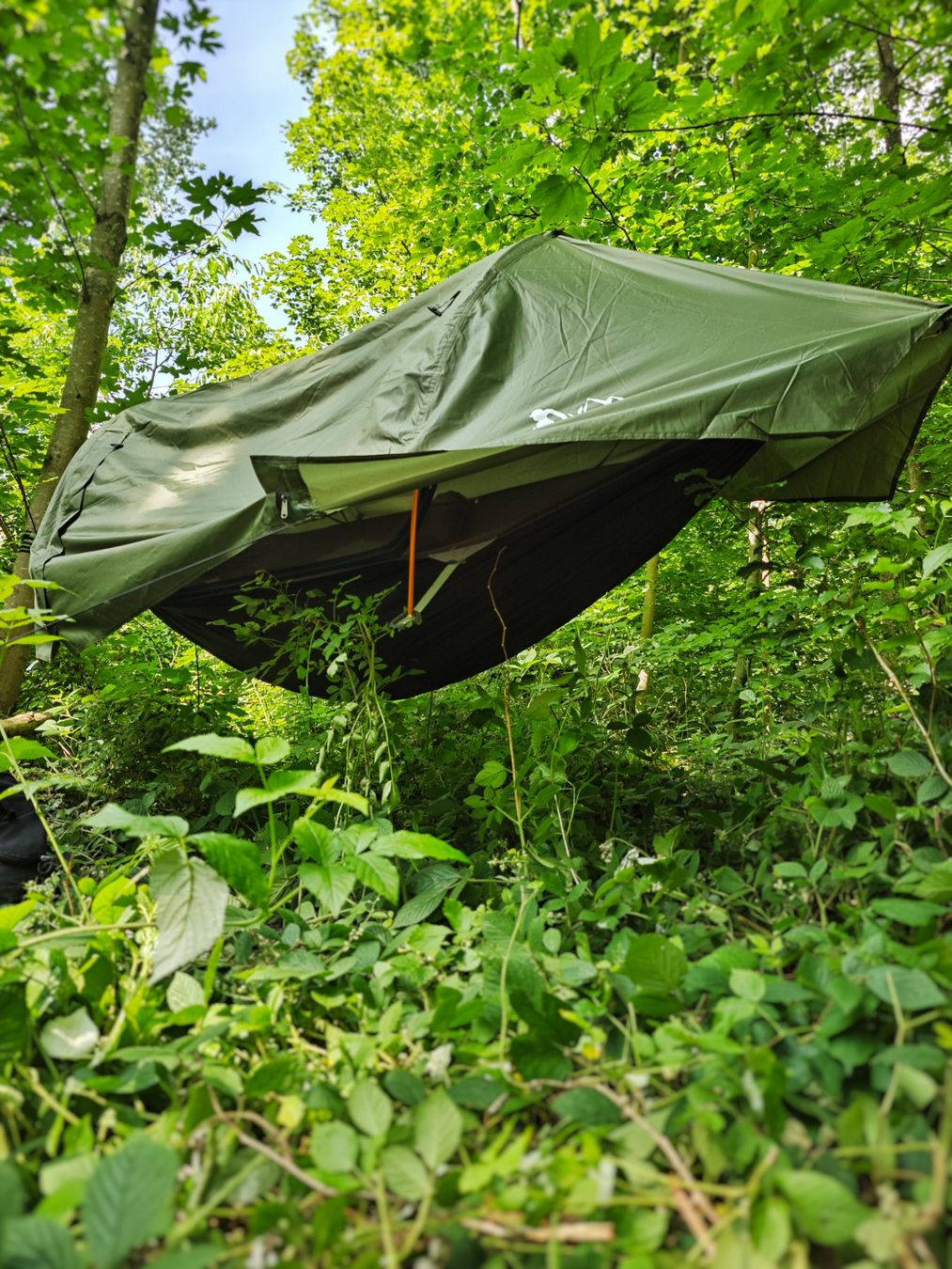 Amache: Camping Hängematte mit Moskitonetz & Regenschutz – Usato da Bern venduto da Turbine