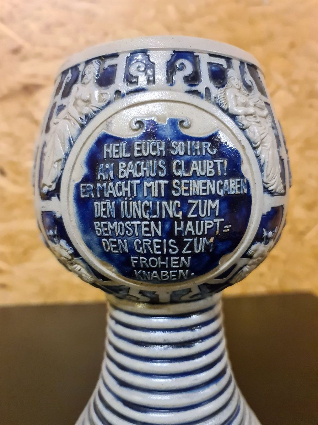 Vino: Alte Keramik Wein Kelch – Usato da Ibach venduto da Hfedier 1