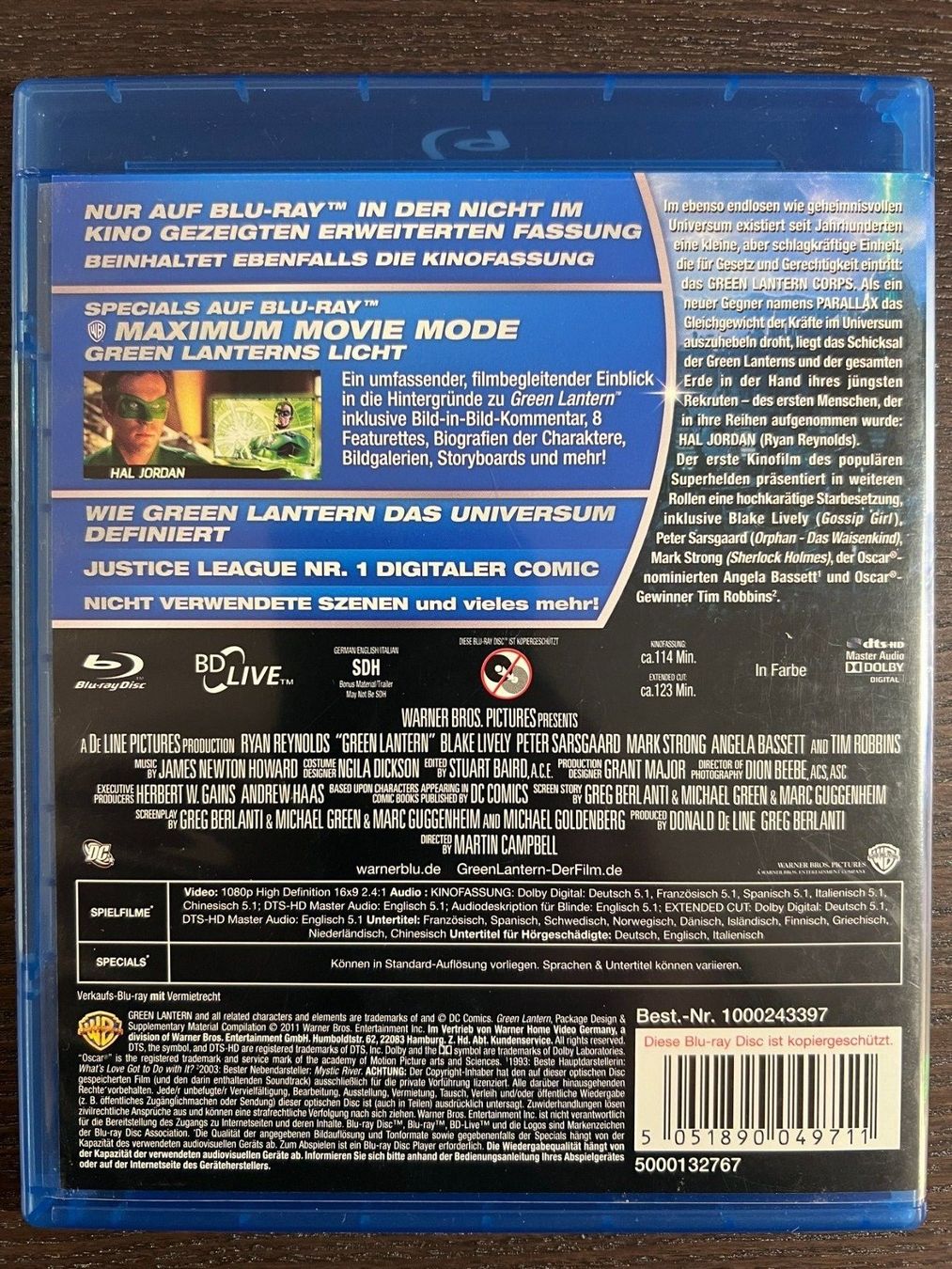 Tutti i DVDs: Green Lantern – Usato da Zürich venduto da Blu-ray_ZH 1