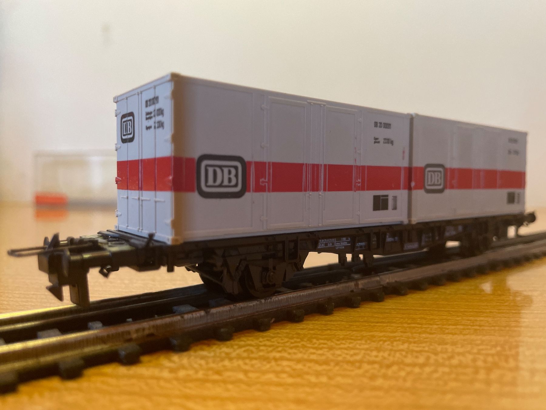 Modellini di ferrovie: Röwa Supermodell H0 2334 Güterwagen DB – Usato da Suhr venduto da Daneli7 1