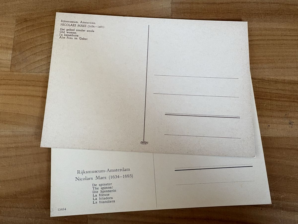 Cartoline postali: AK von Nicolaes Maes – Usato da Rümlang venduto da Kartenpost1 1