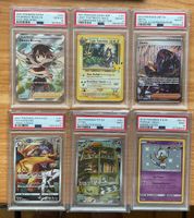 Pokemon 6x PSA Slabs - Glurak / Charizard