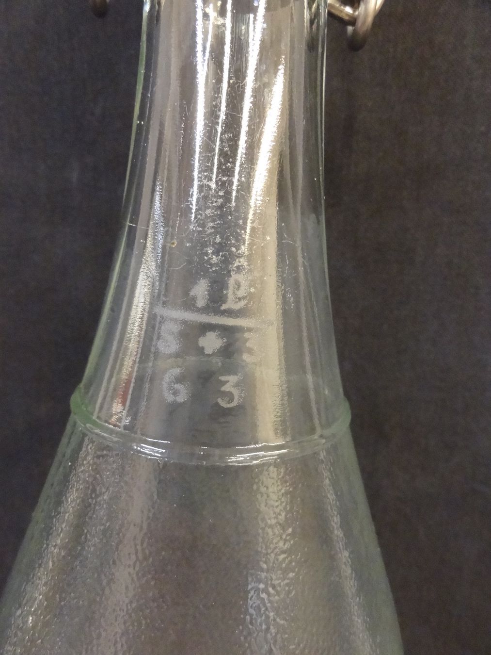 Gläser, Krüge & Flaschen: Flasche LIMONADE PUR SUCRE V. PILLOUD CHÂTEL-ST-DENIS 1963 – Gebraucht aus Kerzers von Flaschenposten 5