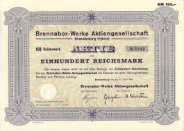 Brennabor-Werke AG, Brandenburg - 1935