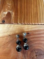 Schwarze Ohrringe mit keltischem Knoten - Zeitlos!