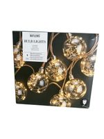 New Butlers Bulb Fairy Lights with Dried Flowers, 8 LEDs